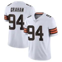 Cleveland Browns Youth Limited White Vapor Untouchable Jersey (94 Mason Graham)
