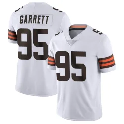 Cleveland Browns Youth Limited White Vapor Untouchable Jersey (95 Myles Garrett)